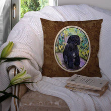 Load image into Gallery viewer, Portuguese Water Dog Throw Pillow - 14x14 Decorative Pillow – Art for Your Home &amp; Patio