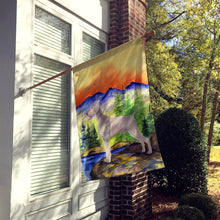 Load image into Gallery viewer, Weimaraner Flag Canvas House Size