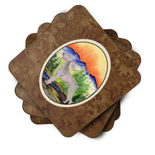 Load image into Gallery viewer, Weimaraner Coasters - Set of 4 Lightweight Foam, Absorbent Drink Coasters