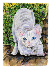 Load image into Gallery viewer, Cat - Devon Rex Garden Flag – Decorative Outdoor Yard Flag