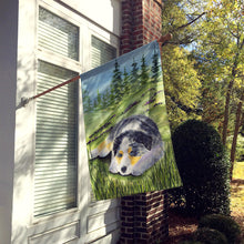 Load image into Gallery viewer, Australian Shepherd Flag Canvas House Size
