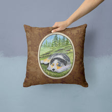 Load image into Gallery viewer, Australian Shepherd Throw Pillow - 14x14 Decorative Pillow – Art for Your Home &amp; Patio