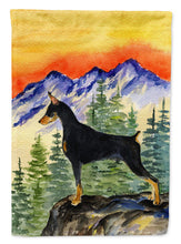 Load image into Gallery viewer, Doberman Flag Canvas House Size