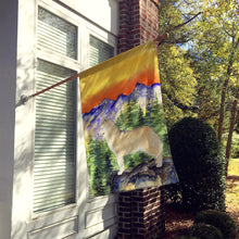 Load image into Gallery viewer, Siberian Husky Flag Canvas House Size