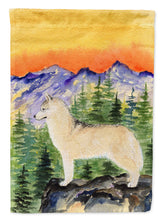 Load image into Gallery viewer, Siberian Husky Flag Canvas House Size