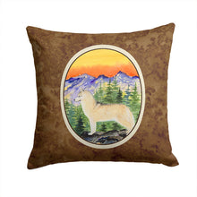Load image into Gallery viewer, Siberian Husky Throw Pillow - 14x14 Decorative Pillow – Art for Your Home &amp; Patio