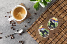 Load image into Gallery viewer, Bouvier des Flandres Coasters - Set of 4 Lightweight Foam, Absorbent Drink Coasters