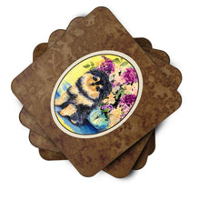 Load image into Gallery viewer, Pomeranian Coasters - Set of 4 Lightweight Foam, Absorbent Drink Coasters