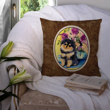 Load image into Gallery viewer, Pomeranian Throw Pillow - 14x14 Decorative Pillow – Art for Your Home &amp; Patio