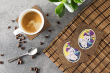 Load image into Gallery viewer, Westie Coasters - Set of 4 Lightweight Foam, Absorbent Drink Coasters