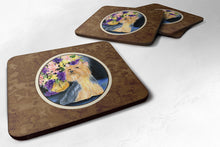 Load image into Gallery viewer, Silky Terrier Coasters - Set of 4 Lightweight Foam, Absorbent Drink Coasters