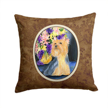 Load image into Gallery viewer, Silky Terrier Throw Pillow - 14x14 Decorative Pillow – Art for Your Home &amp; Patio