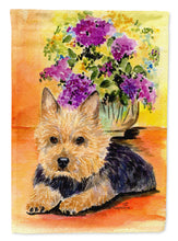 Load image into Gallery viewer, Norwich Terrier Flag Canvas House Size
