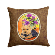 Load image into Gallery viewer, Norwich Terrier Throw Pillow - 14x14 Decorative Pillow – Art for Your Home &amp; Patio