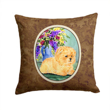 Load image into Gallery viewer, Pomeranian Throw Pillow - 14x14 Decorative Pillow – Art for Your Home &amp; Patio