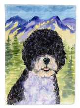 Load image into Gallery viewer, Portuguese Water Dog Flag Canvas House Size