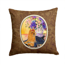 Load image into Gallery viewer, Yorkie Throw Pillow - 14x14 Decorative Pillow – Art for Your Home &amp; Patio
