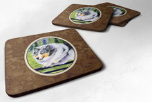 Load image into Gallery viewer, Sheltie Coasters - Set of 4 Lightweight Foam, Absorbent Drink Coasters