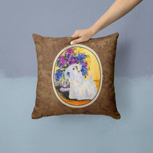 Load image into Gallery viewer, Sealyham Terrier Throw Pillow - 14x14 Decorative Pillow – Art for Your Home &amp; Patio
