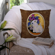 Load image into Gallery viewer, Sealyham Terrier Throw Pillow - 14x14 Decorative Pillow – Art for Your Home &amp; Patio