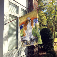 Load image into Gallery viewer, English Toy Spaniel Flag Canvas House Size