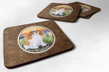 Load image into Gallery viewer, English Toy Spaniel Coasters - Set of 4 Lightweight Foam, Absorbent Drink Coasters