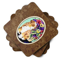 Load image into Gallery viewer, Australian Shepherd Coasters - Set of 4 Lightweight Foam, Absorbent Drink Coasters