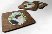 Load image into Gallery viewer, Australian Shepherd Coasters - Set of 4 Lightweight Foam, Absorbent Drink Coasters