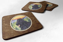 Load image into Gallery viewer, Briard Coasters - Set of 4 Lightweight Foam, Absorbent Drink Coasters