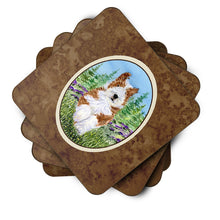 Load image into Gallery viewer, Bearded Collie Coasters - Set of 4 Lightweight Foam, Absorbent Drink Coasters