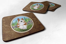 Load image into Gallery viewer, Bearded Collie Coasters - Set of 4 Lightweight Foam, Absorbent Drink Coasters