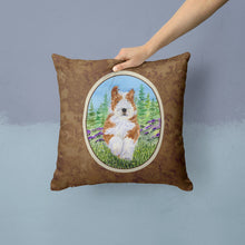 Load image into Gallery viewer, Bearded Collie Throw Pillow - 14x14 Decorative Pillow – Art for Your Home &amp; Patio