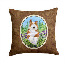 Load image into Gallery viewer, Bearded Collie Throw Pillow - 14x14 Decorative Pillow – Art for Your Home &amp; Patio
