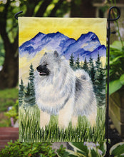 Load image into Gallery viewer, Keeshond Garden Flag – Decorative Outdoor Yard Flag