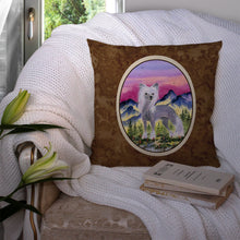 Load image into Gallery viewer, Chinese Crested Throw Pillow - 14x14 Decorative Pillow – Art for Your Home &amp; Patio