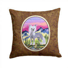 Load image into Gallery viewer, Chinese Crested Throw Pillow - 14x14 Decorative Pillow – Art for Your Home &amp; Patio