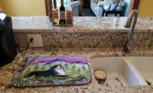 Load image into Gallery viewer, Bernese Mountain Dog Dish Drying Mat – Absorbent, Artistic Kitchen Essentials SS8332DDM