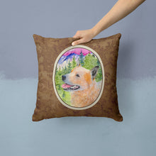 Load image into Gallery viewer, Australian Cattle Dog Throw Pillow - 14x14 Decorative Pillow – Art for Your Home &amp; Patio