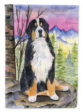 Load image into Gallery viewer, Bernese Mountain Dog Flag Canvas House Size
