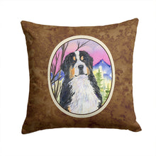 Load image into Gallery viewer, Bernese Mountain Dog Throw Pillow - 14x14 Decorative Pillow – Art for Your Home &amp; Patio