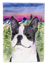 Load image into Gallery viewer, Boston Terrier Flag Canvas House Size