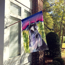 Load image into Gallery viewer, Schnauzer Flag Canvas House Size
