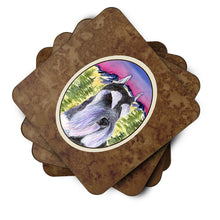 Load image into Gallery viewer, Schnauzer Coasters - Set of 4 Lightweight Foam, Absorbent Drink Coasters
