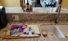 Load image into Gallery viewer, Shih Tzu Dish Drying Mat – Absorbent, Artistic Kitchen Essentials SS8341DDM