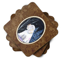 Load image into Gallery viewer, Clumber Spaniel Coasters - Set of 4 Lightweight Foam, Absorbent Drink Coasters