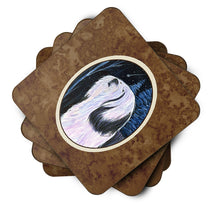 Load image into Gallery viewer, Tibetan Terrier Coasters - Set of 4 Lightweight Foam, Absorbent Drink Coasters