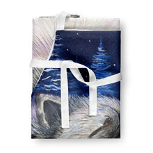 Load image into Gallery viewer, Starry Night Keeshond Apron – Artist-Designed Kitchen, BBQ &amp; Craft Apron