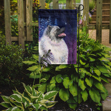 Load image into Gallery viewer, Starry Night Keeshond Garden Flag – Decorative Outdoor Yard Flag