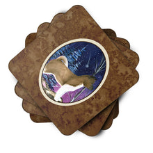 Load image into Gallery viewer, Starry Night Akita Coasters - Set of 4 Lightweight Foam, Absorbent Drink Coasters