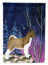 Load image into Gallery viewer, Starry Night Akita Garden Flag – Decorative Outdoor Yard Flag
